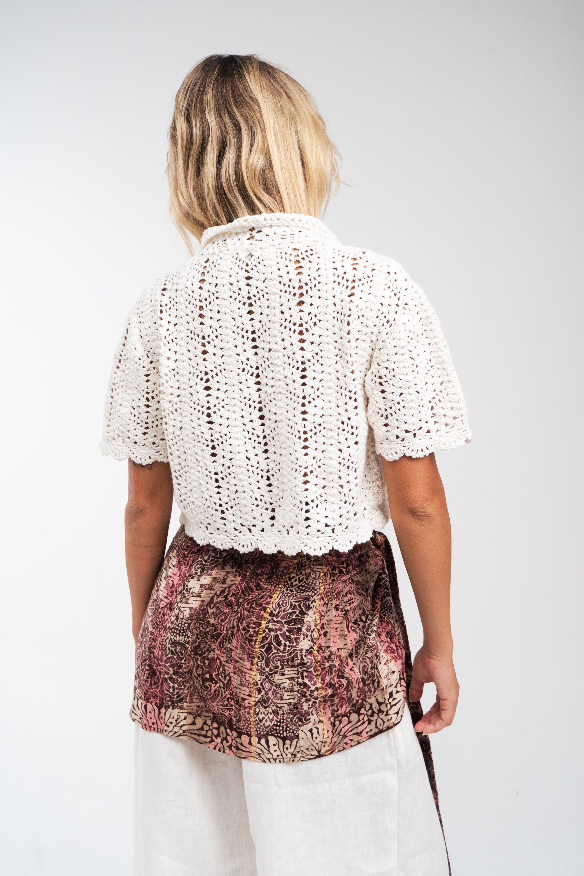 Java Crochet Shirt- Shell